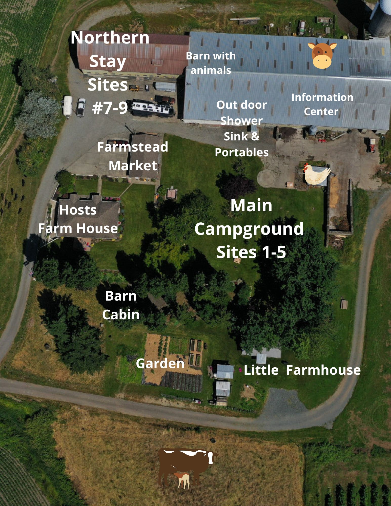 Oostema Farmstead site map
