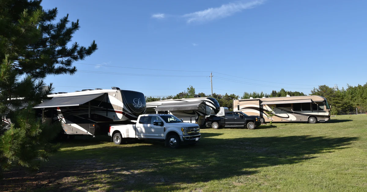 Davy Lake Campground — RV site