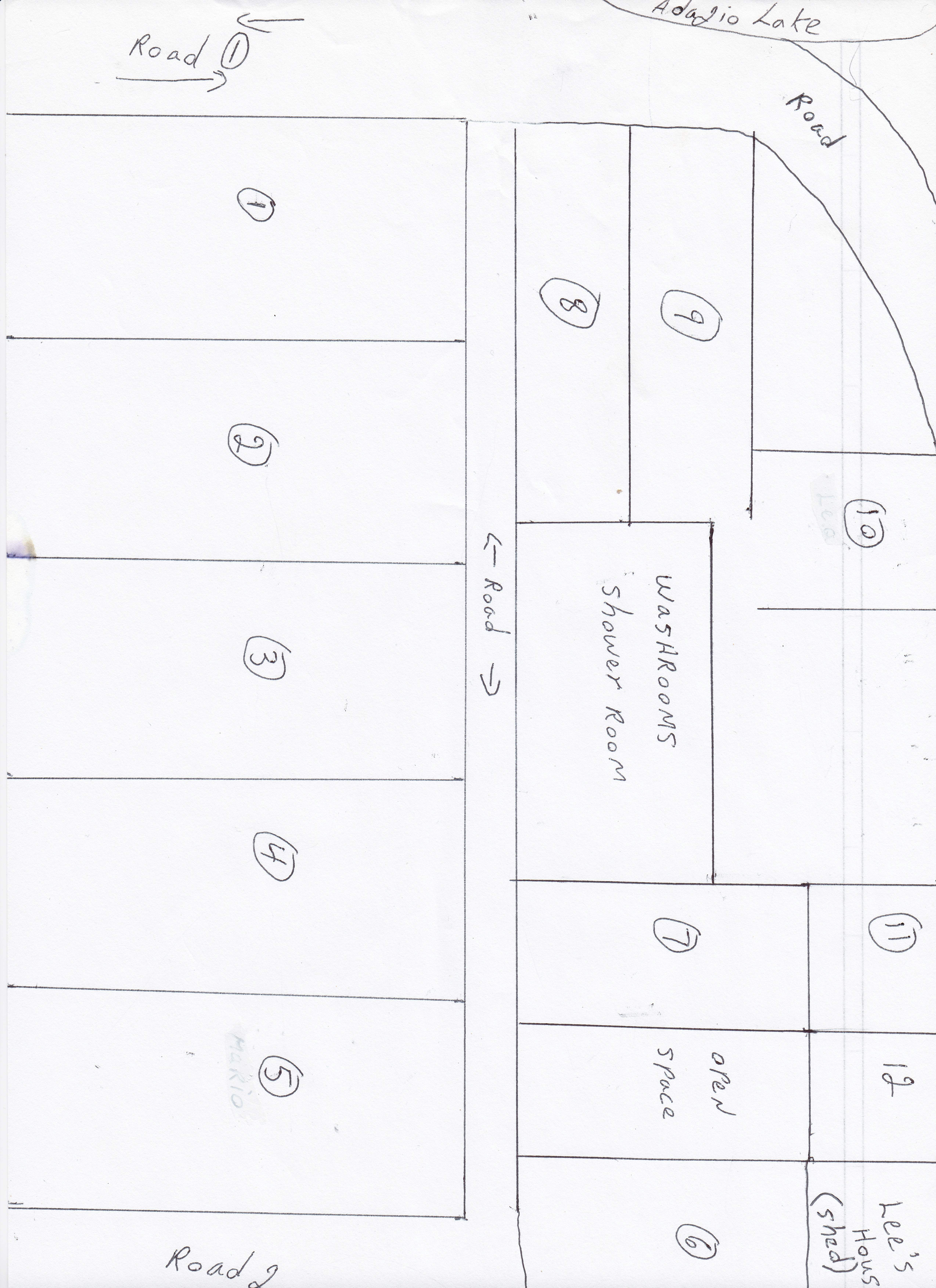 Como Lake Resort site map