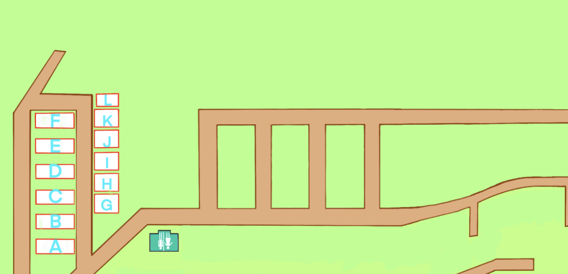 Pye's Landing site map