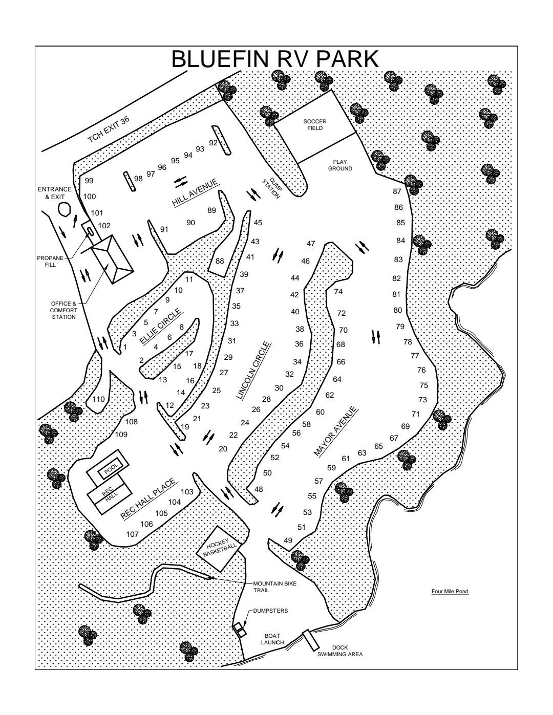 BlueFin Family Park amenities